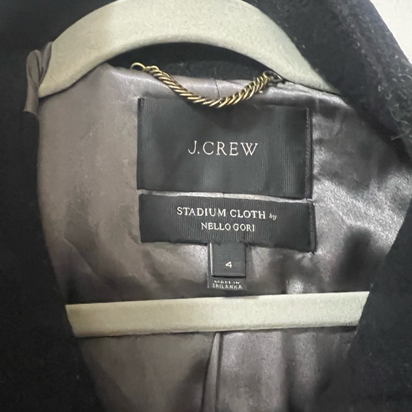 JCREW Black Cocoon Coat - Picture 7 of 7